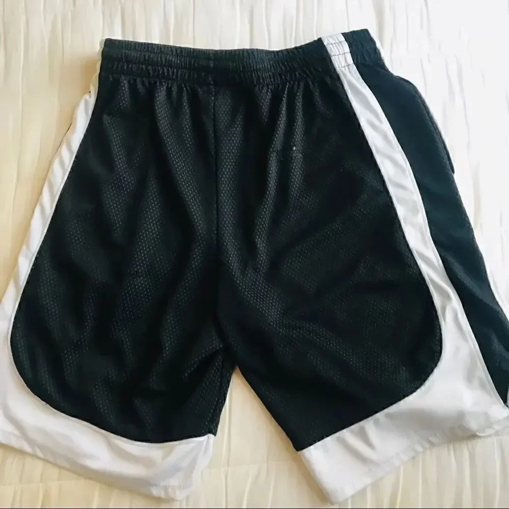 Nike Jordan black and white sports shorts